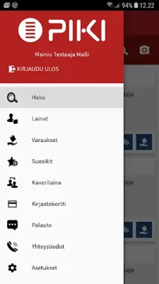 PIKI-mobiilikirjasto android App screenshot 1